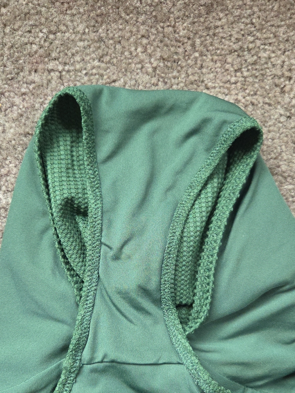 aerie High-Waist Scalloped Green Bikini Bottoms - Picture 4 of 4
